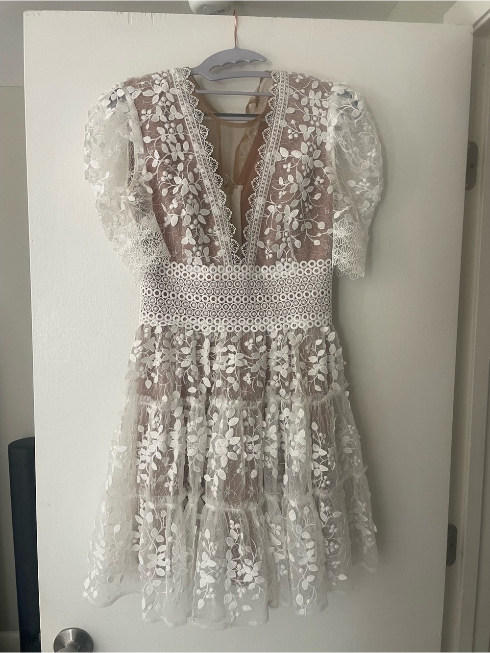 Bronx and Banco Lace White Dress from Revolve
